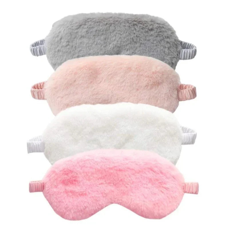 Soft Plush Sleeping Mask Eye Cover For Sleep And Nap