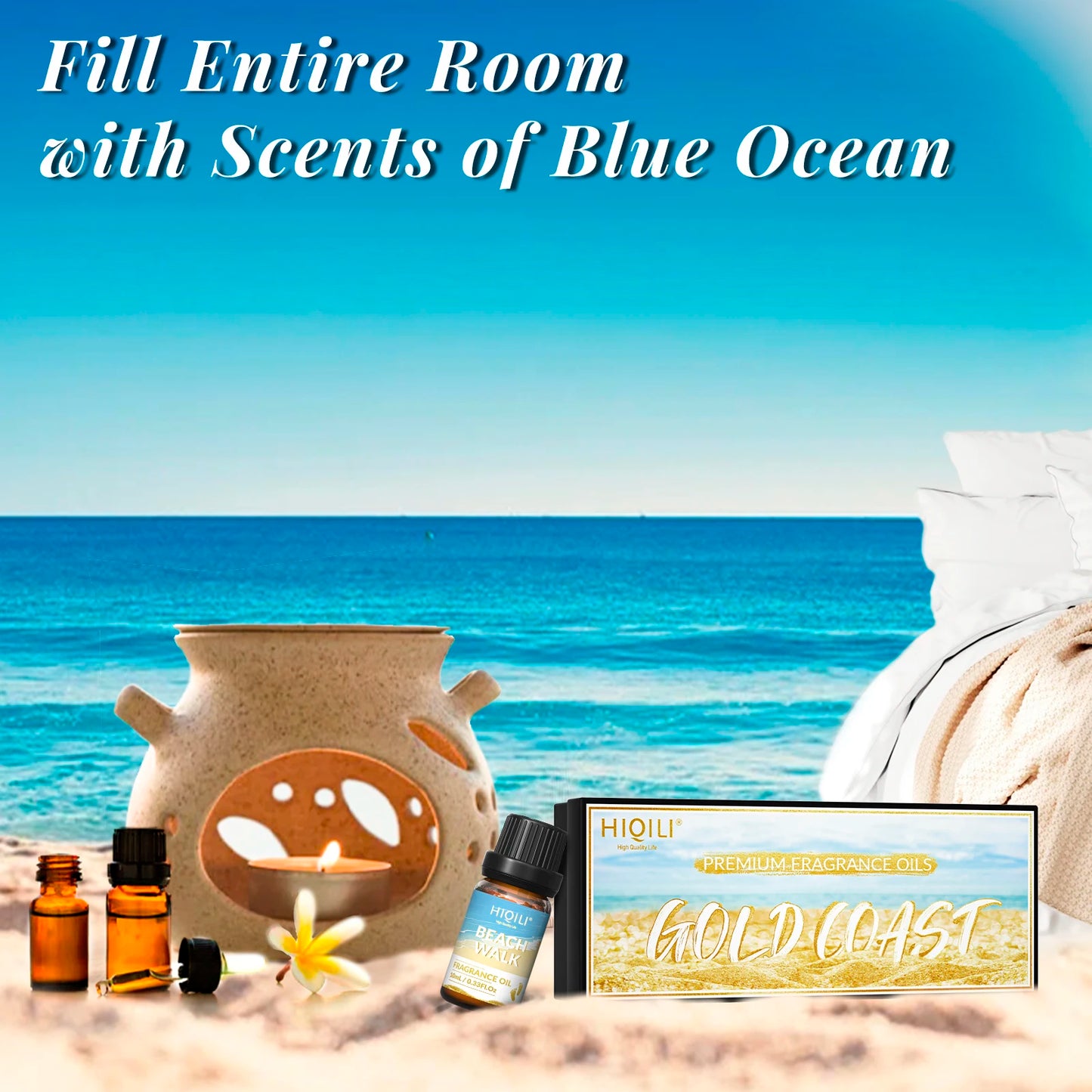 HIQILI Fragrance Oil Set For Diffuser DIY Candles Soap Making