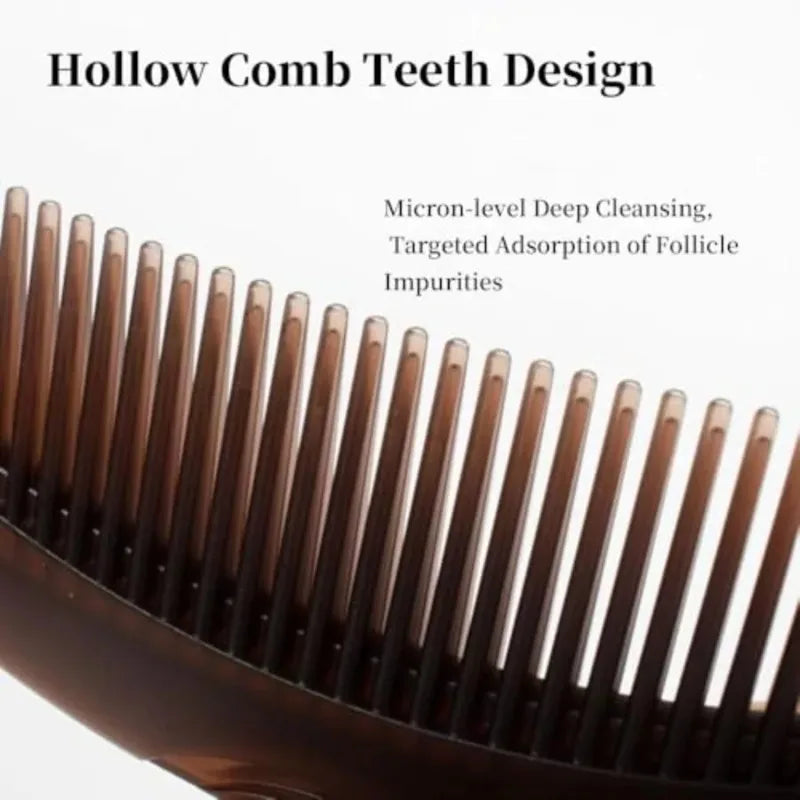 Self Cleaning Dandruff Comb with Scalp Massage and Exfoliation