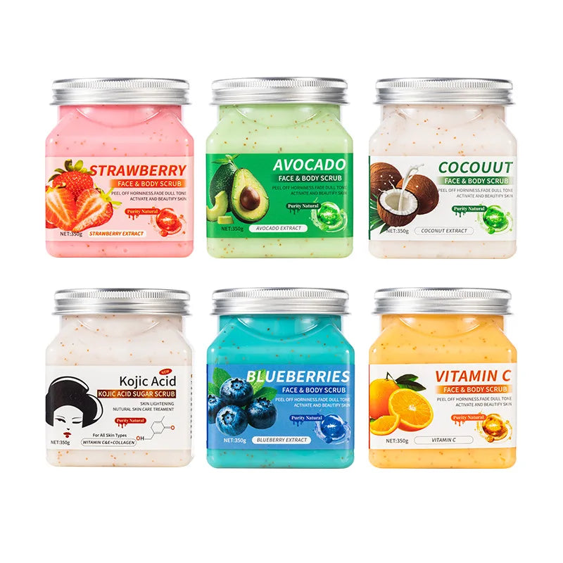 Coffee And Fruit Body Exfoliating Scrub For Dead Skin Removal