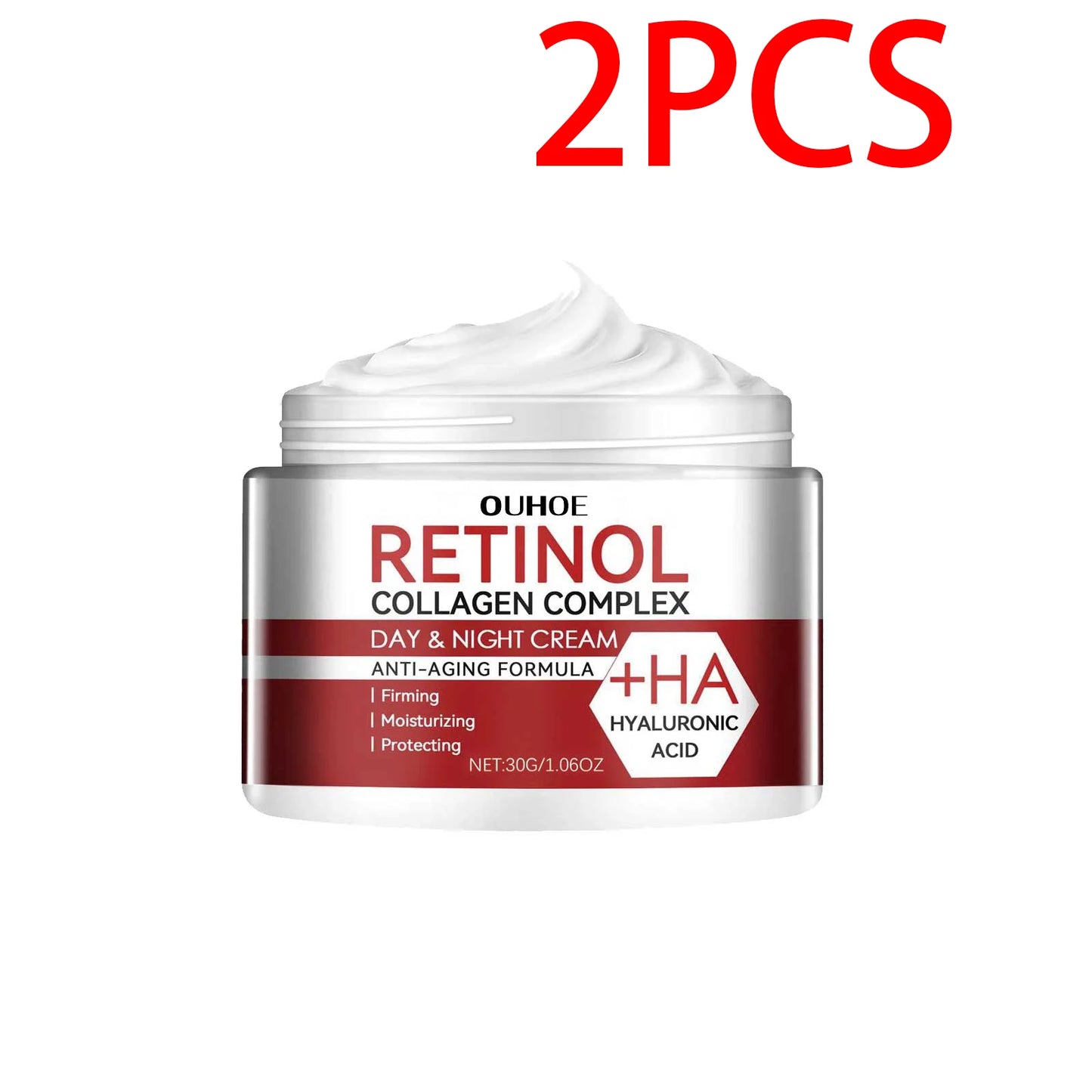 Ouhoe Retinol Collagen Day Night Face Cream With Hyaluronic Acid