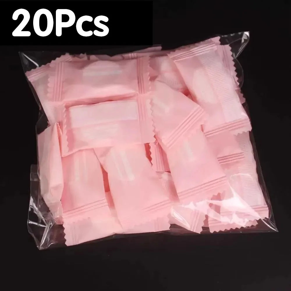 Mini Compressed Travel Towel Disposable Cotton Face Care Tablets