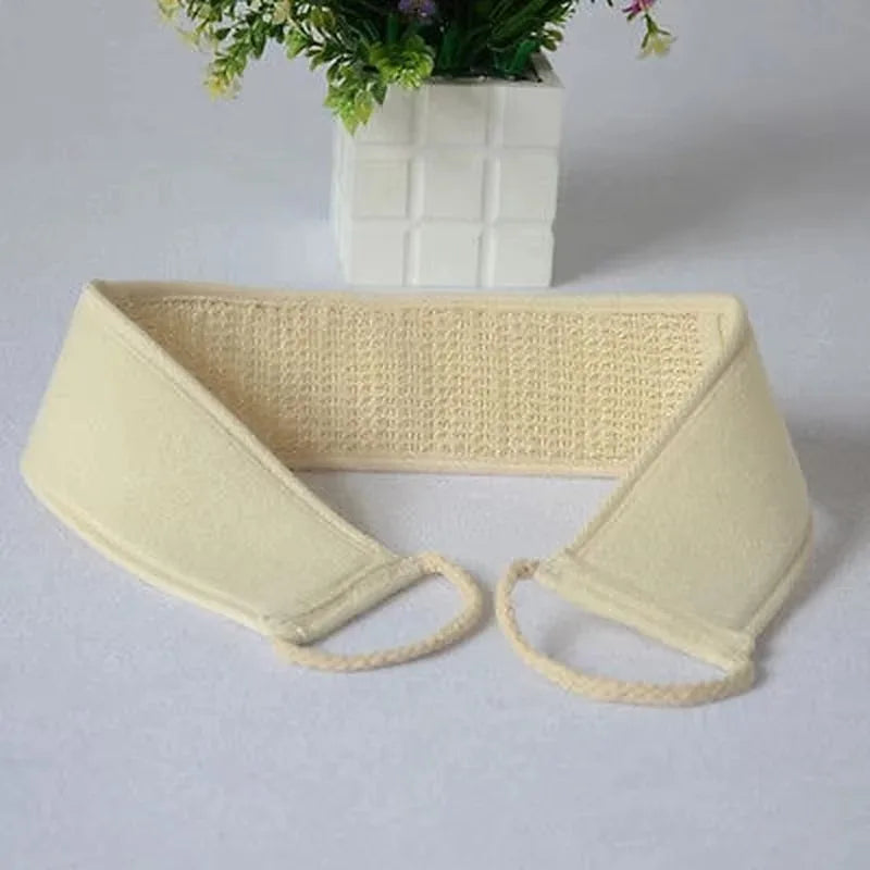 Soft Cotton Hemp Exfoliating Body Bath Shower Scrubber