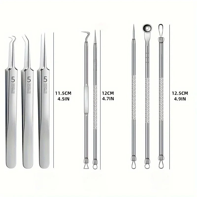 Stainless Steel Skin Care Treatment Tools Set
