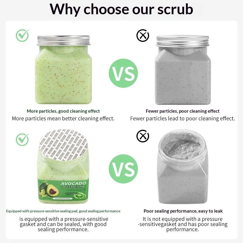 Coffee And Fruit Body Exfoliating Scrub For Dead Skin Removal