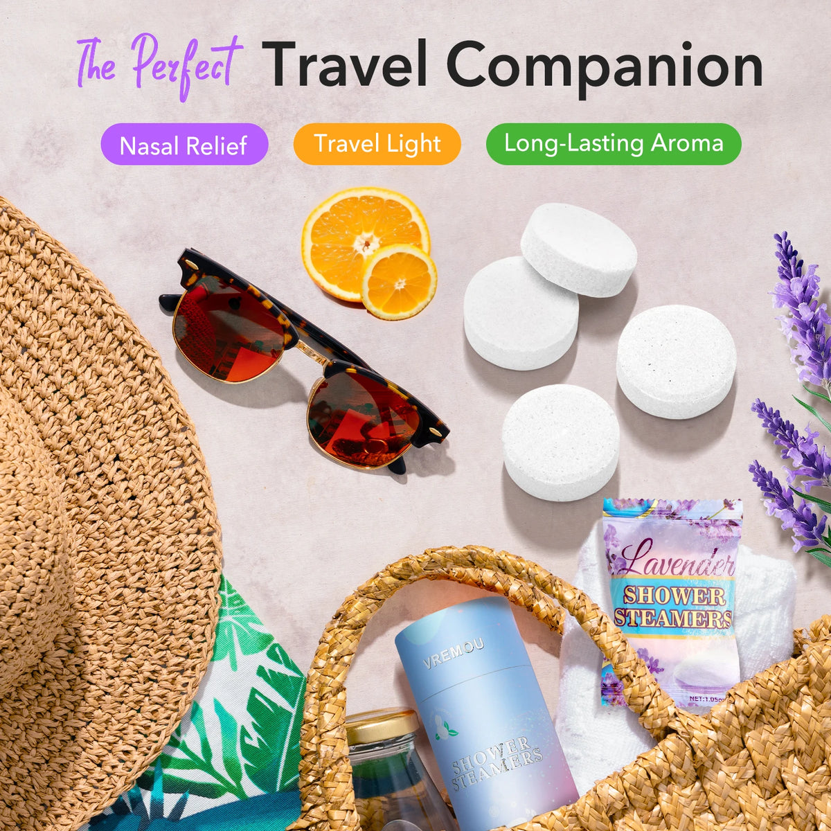 Vremou Aromatherapy Shower Steamers With Essential Oils