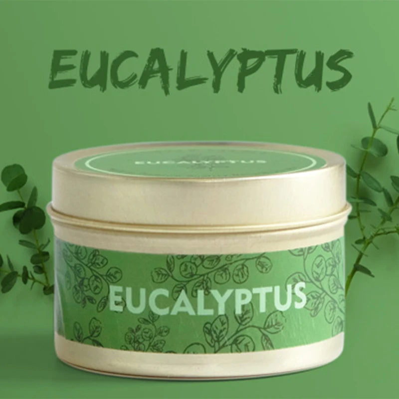 Natural Soy Wax Scented Candle In Decorative Travel Tin