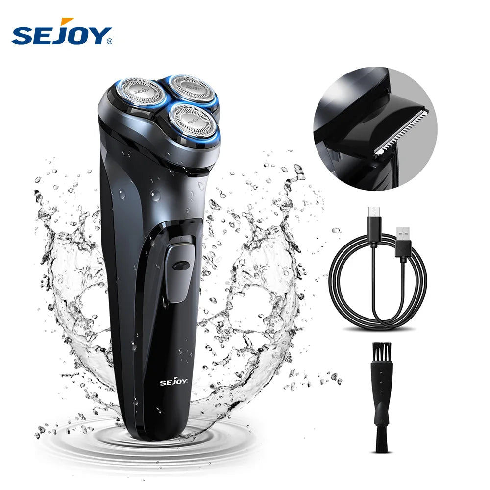 SEJOY BLASTO1 Electric Shaver For Men Triple Floating Head