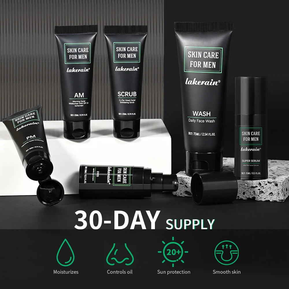 Ibccncndc Men Deep Cleansing Face Wash And Moisturizer Kit