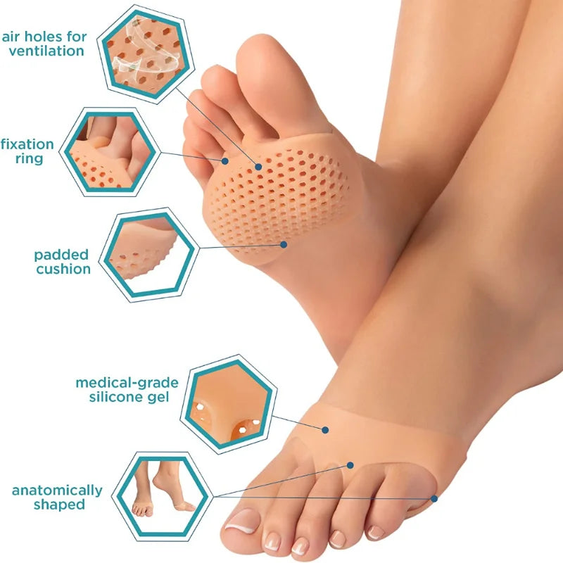 Silicone Gel Toe Separators Bunion Adjuster Foot Care