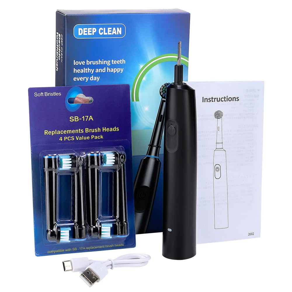 Ms.Dear Rechargeable Electric Toothbrush With Multiple Cleaning Modes