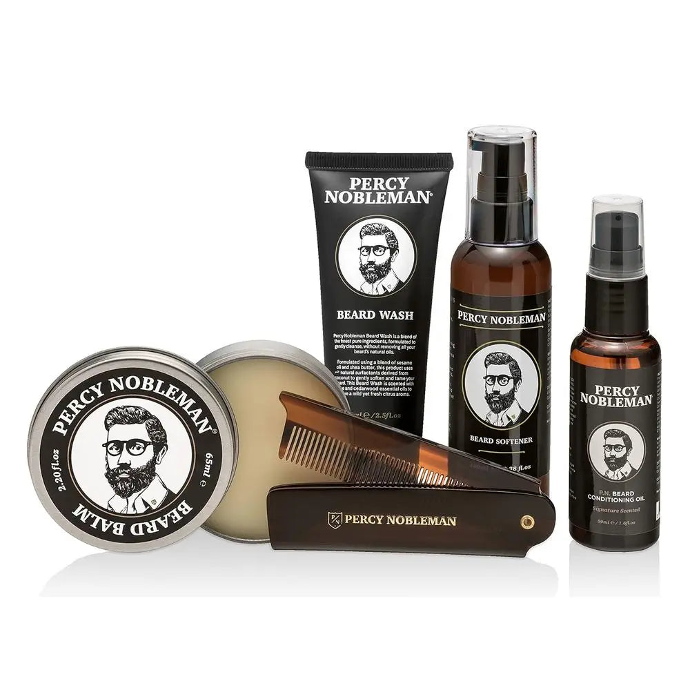 Ultimate Beard Care Kit Softening Oil Balm Wash And Comb