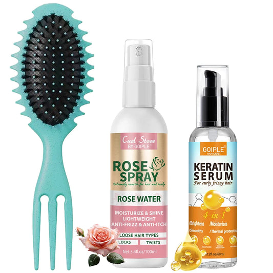 Goiple Keratin Hair Serum Anti Frizz Control For Curly Hair