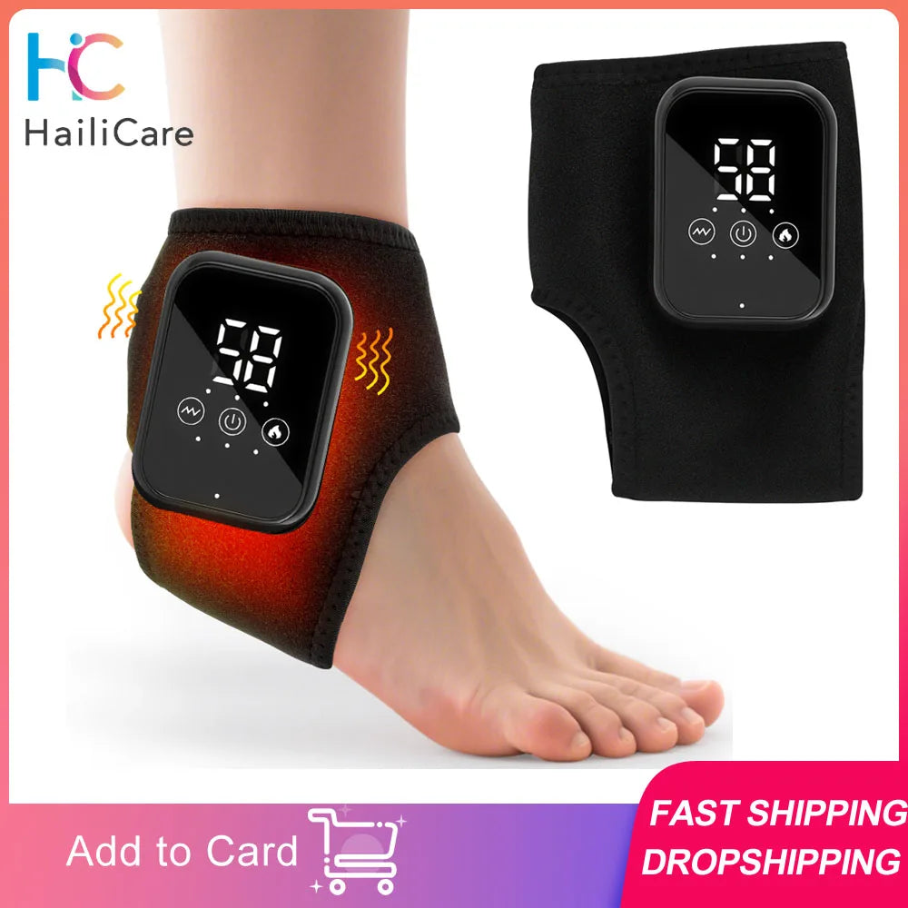 Hailicare Ankle Massager With Heat And Vibration
