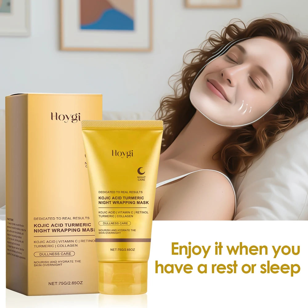 Ms.Dear Kojic Acid Turmeric Overnight Peel Off Brightening Face Mask