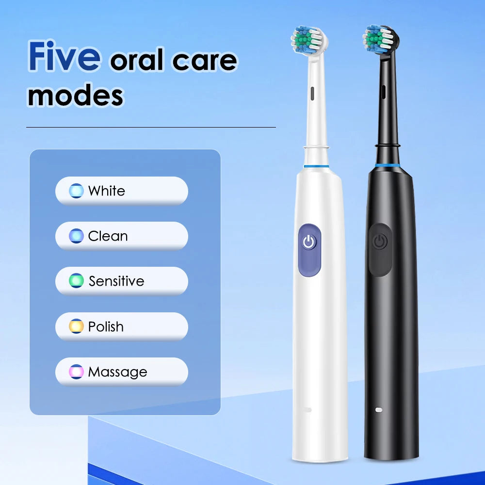 Ms.Dear Rechargeable Electric Toothbrush With Multiple Cleaning Modes