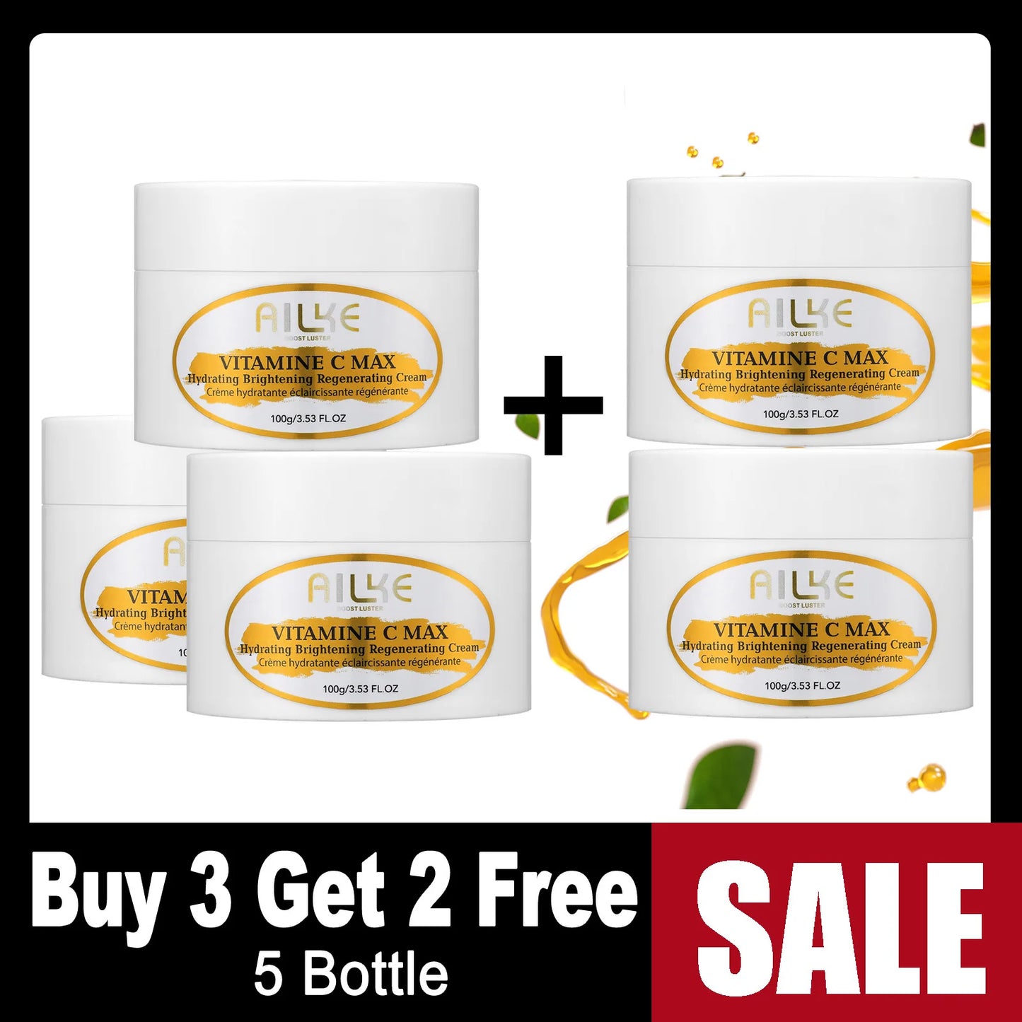 AILKE Vitamin C Set Brightening Skincare Kit For Radiant Complexion