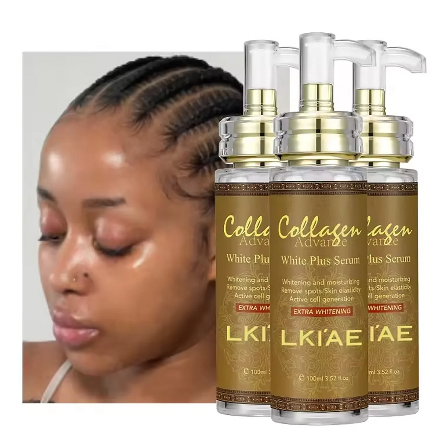 AILKE Skin Whitening Serum for Face and Dark Spots