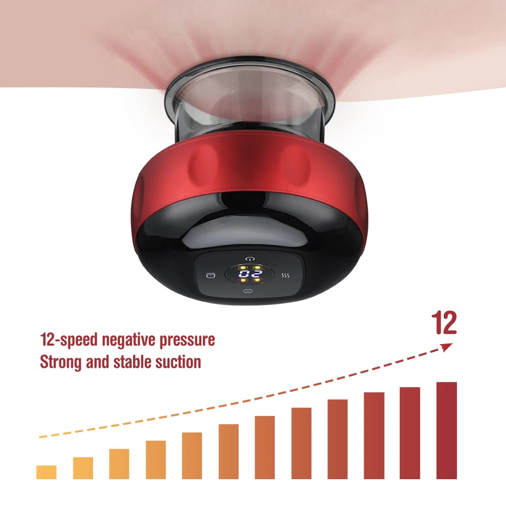 Hailicare Electric Cupping Massager Vacuum Suction Gua Sha Device