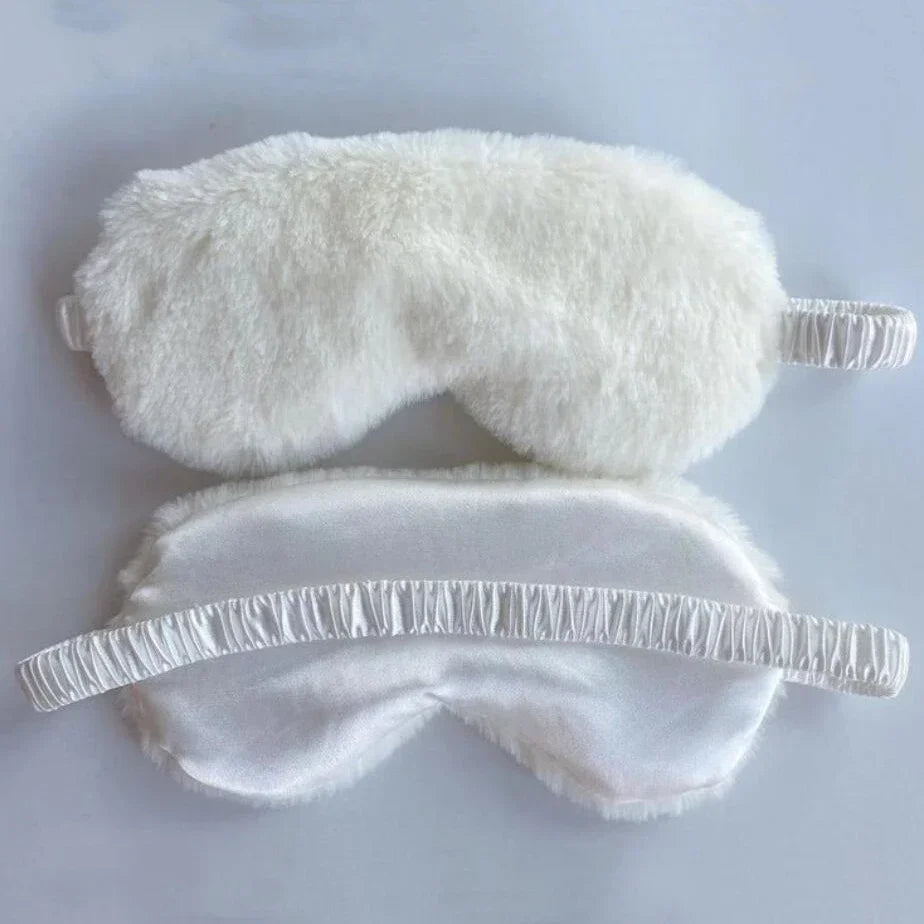 Soft Plush Sleeping Mask Eye Cover For Sleep And Nap