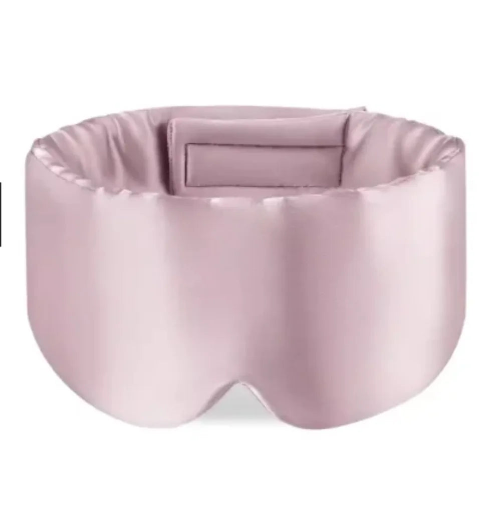 Mulberry Silk Sleep Mask Full Blackout Adjustable Eye Mask