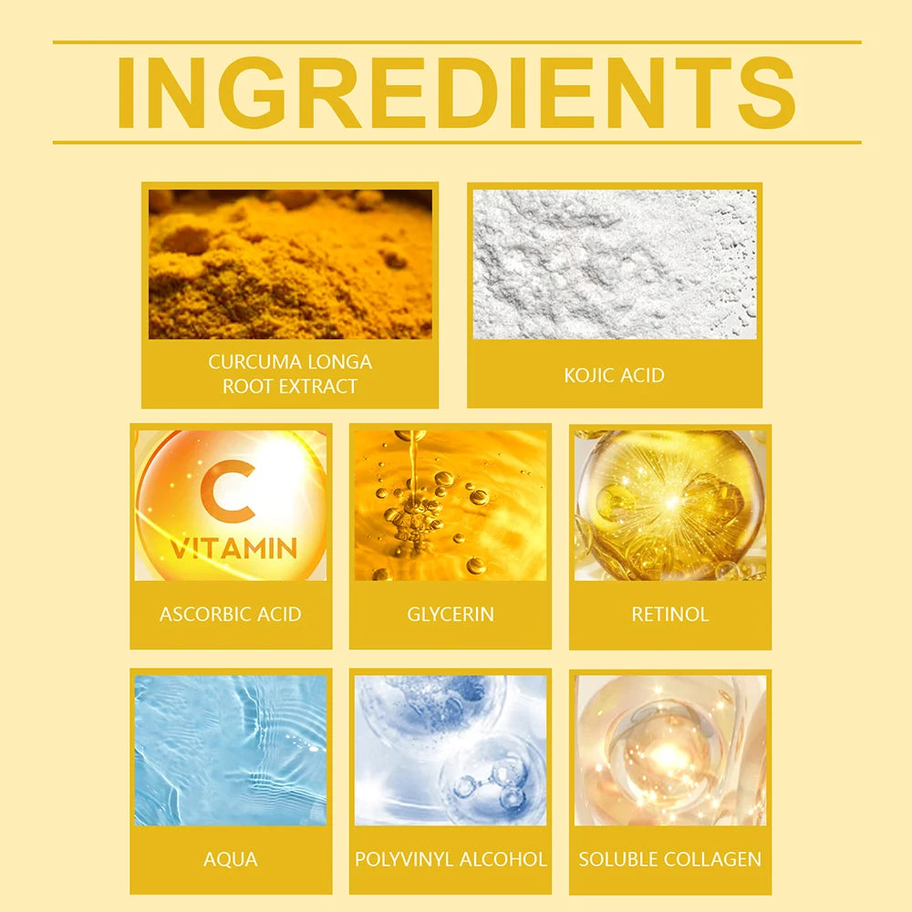 Ms.Dear Kojic Acid Turmeric Overnight Peel Off Brightening Face Mask