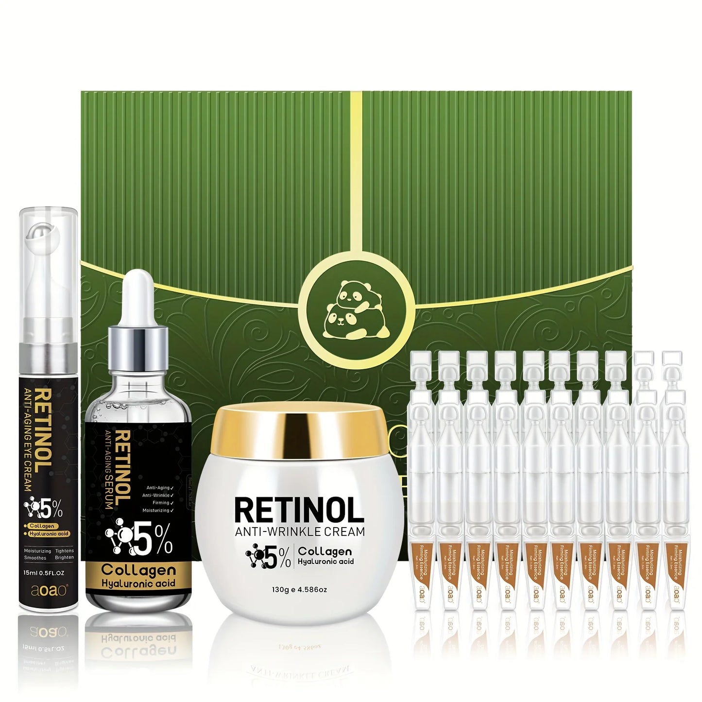 aoao Retinol Deep Hydration Anti-Wrinkle Gift Set For Dry Skin
