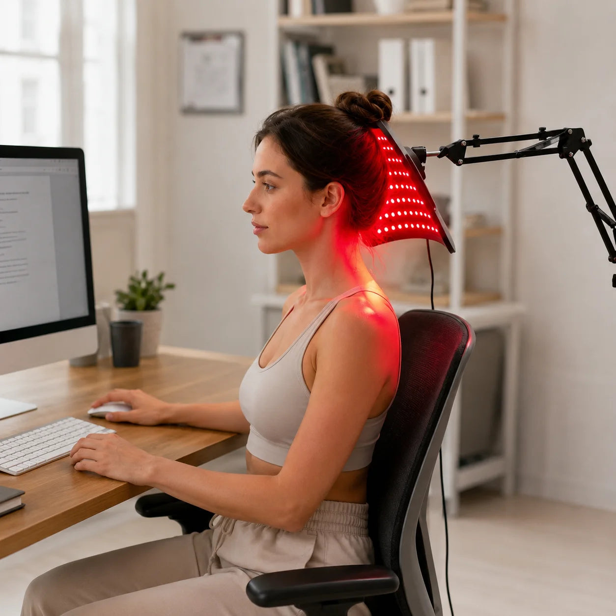 Near Infrared Light Panel For Face And Body With Timer