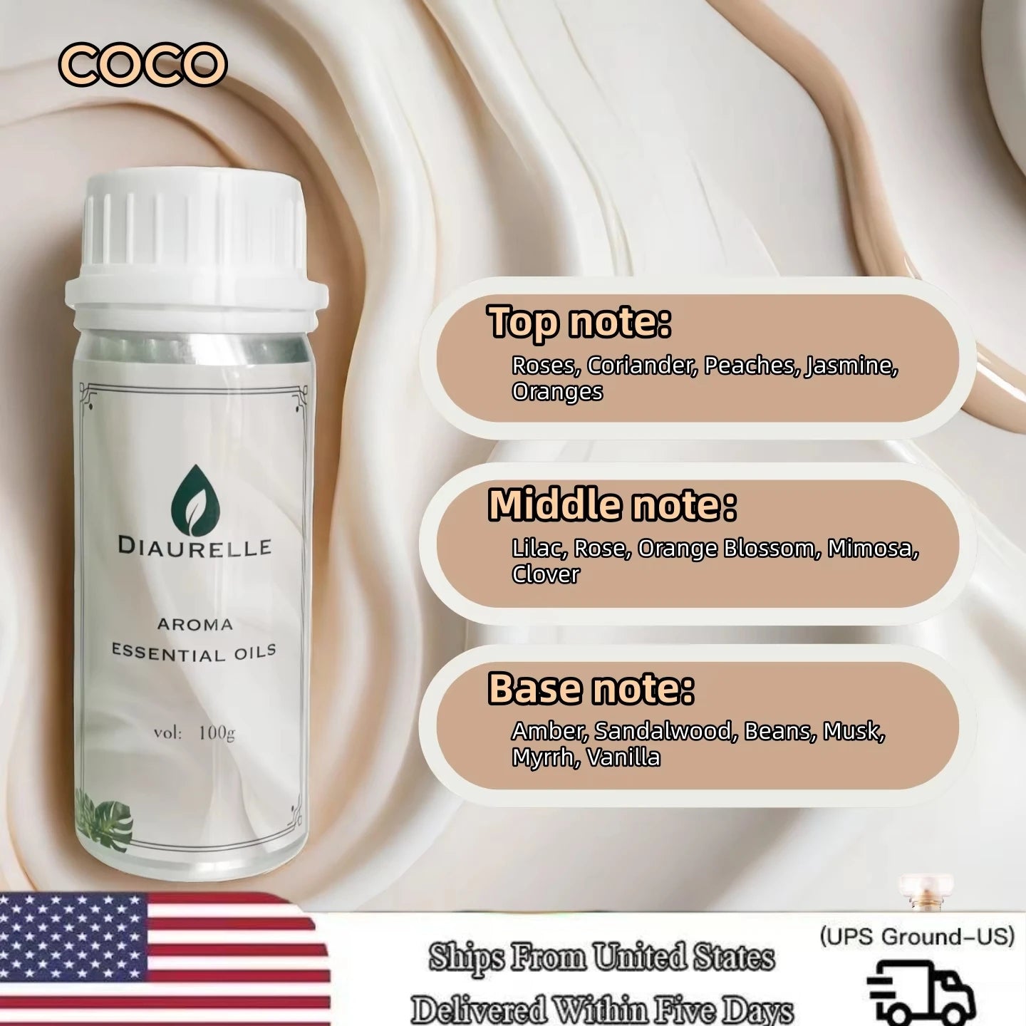 Essential Oil Santal 33 Plant Extract Fragrance For Aroma Diffuser