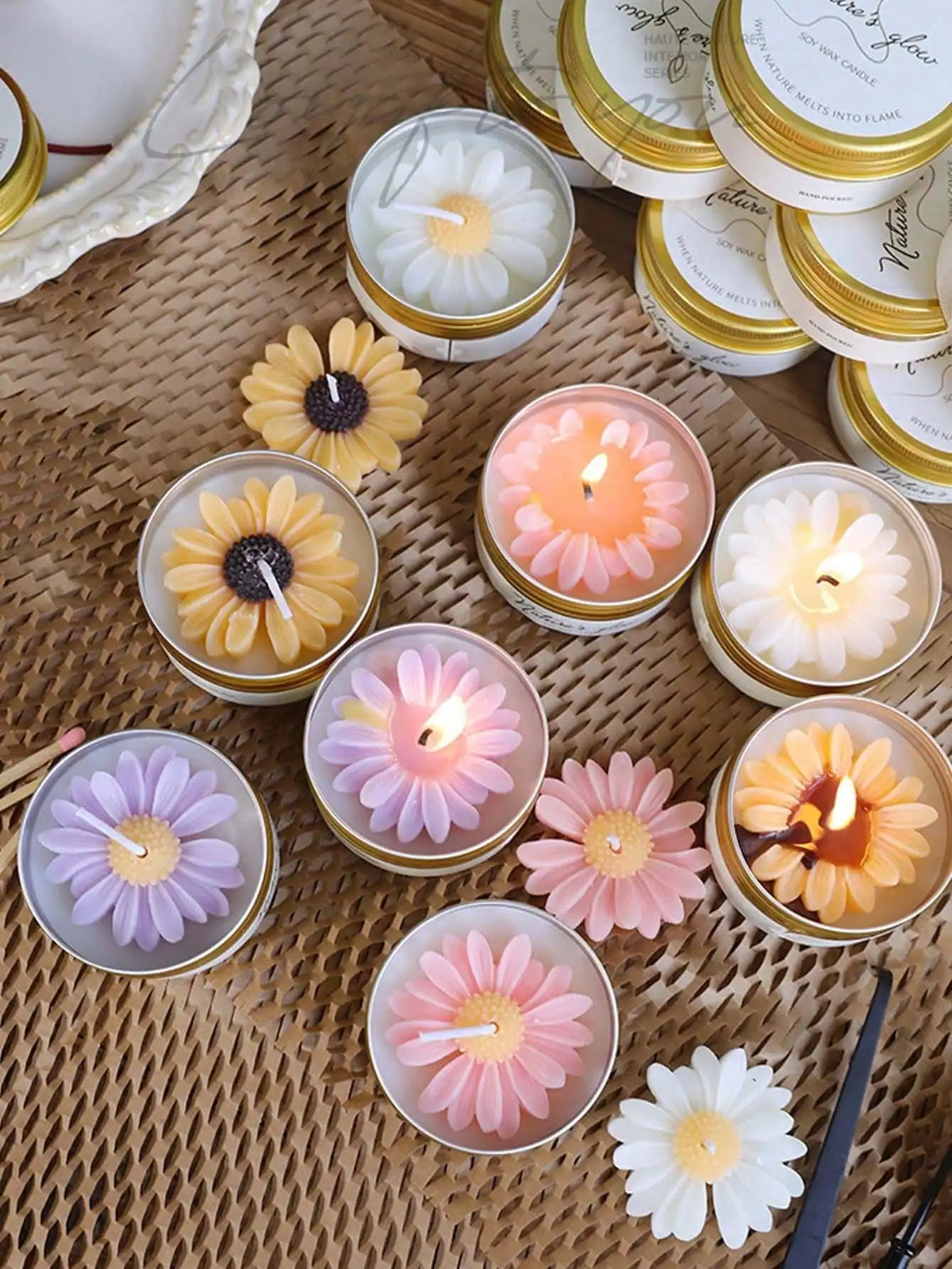Little Iron Jar Chamomile Scented Soy Wax Aromatherapy Candle
