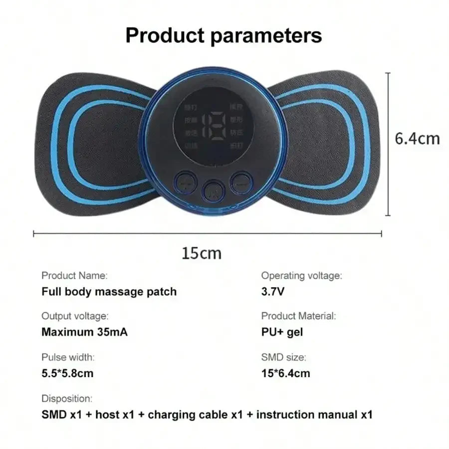 Low Frequency Electric Massager For Neck Back And Muscle Relief
