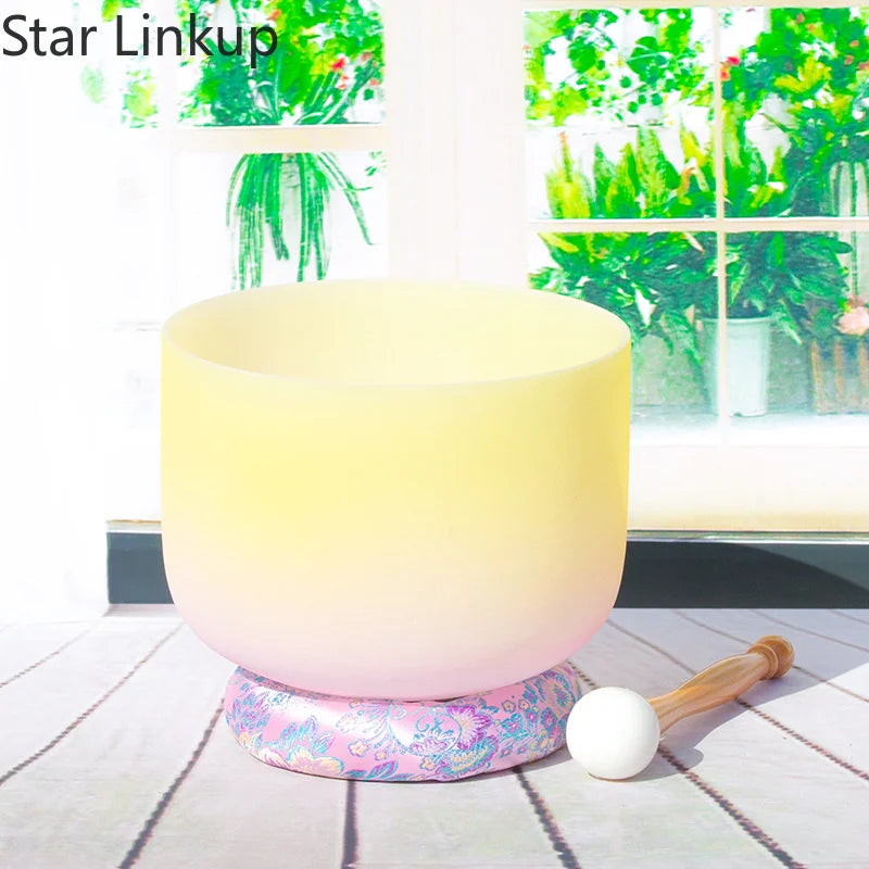 Crystal Singing Bowls Set for Meditation and Sound Healing