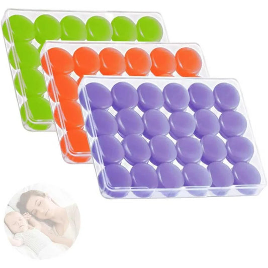 Moldable Silicone Ear Plugs For Sleeping Noise Cancelling Reusable