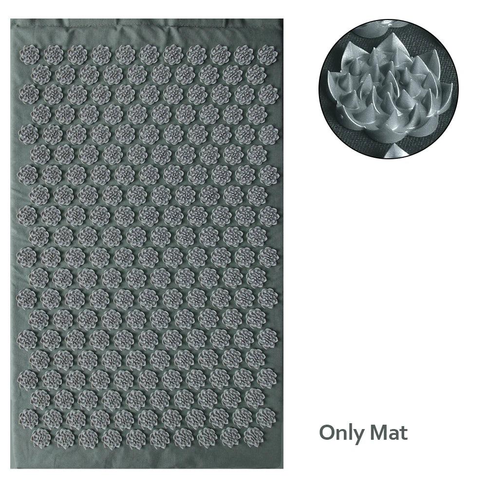 ShaxyMsc Acupressure Mat Kuznetsov Spike Needle Massage Cushion Back Relief