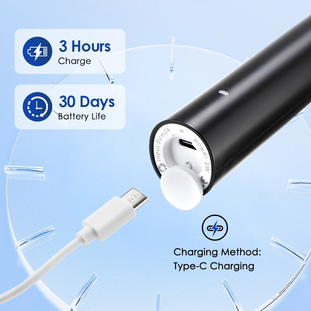 Ms.Dear Rechargeable Electric Toothbrush With Multiple Cleaning Modes