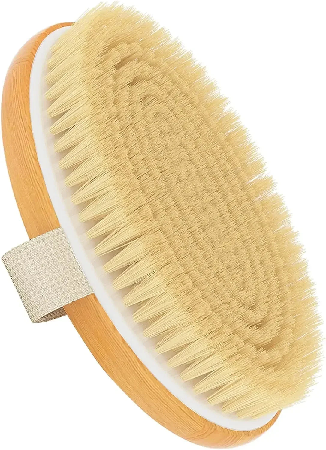 Natural Bristle Dry Body Brush For Effective Skin Exfoliation