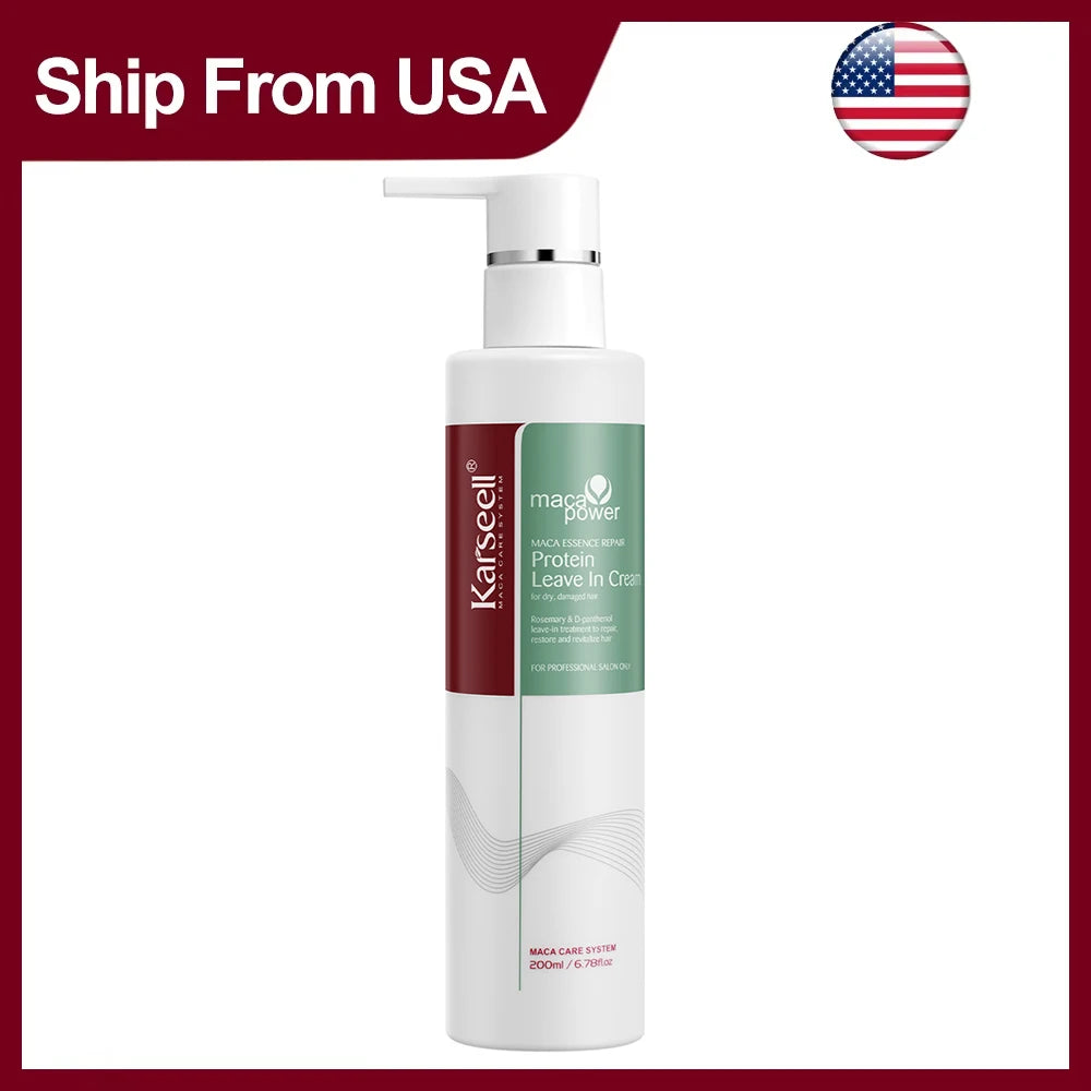 Karseell Protein Leave In Cream Repair Conditioner For Hair Types