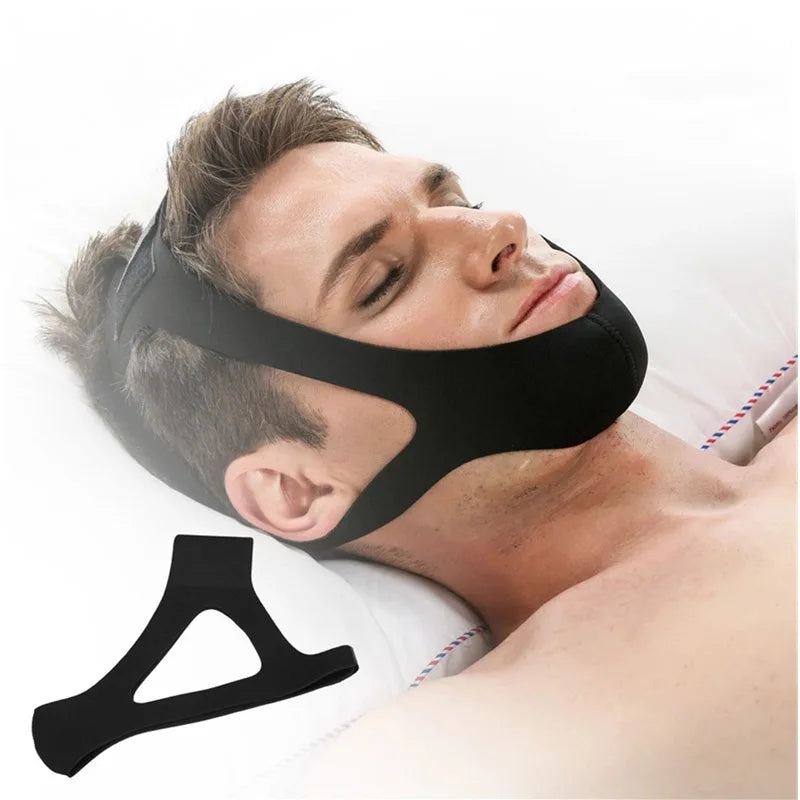 Cotton Anti Snoring Chin Rest For Open Mouth Sleep Correction