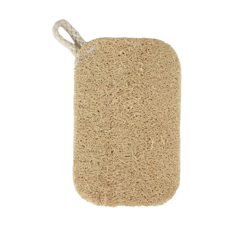 Natural Loofah Exfoliating Sponges 6pcs Bamboo Fiber Dish Cleaning