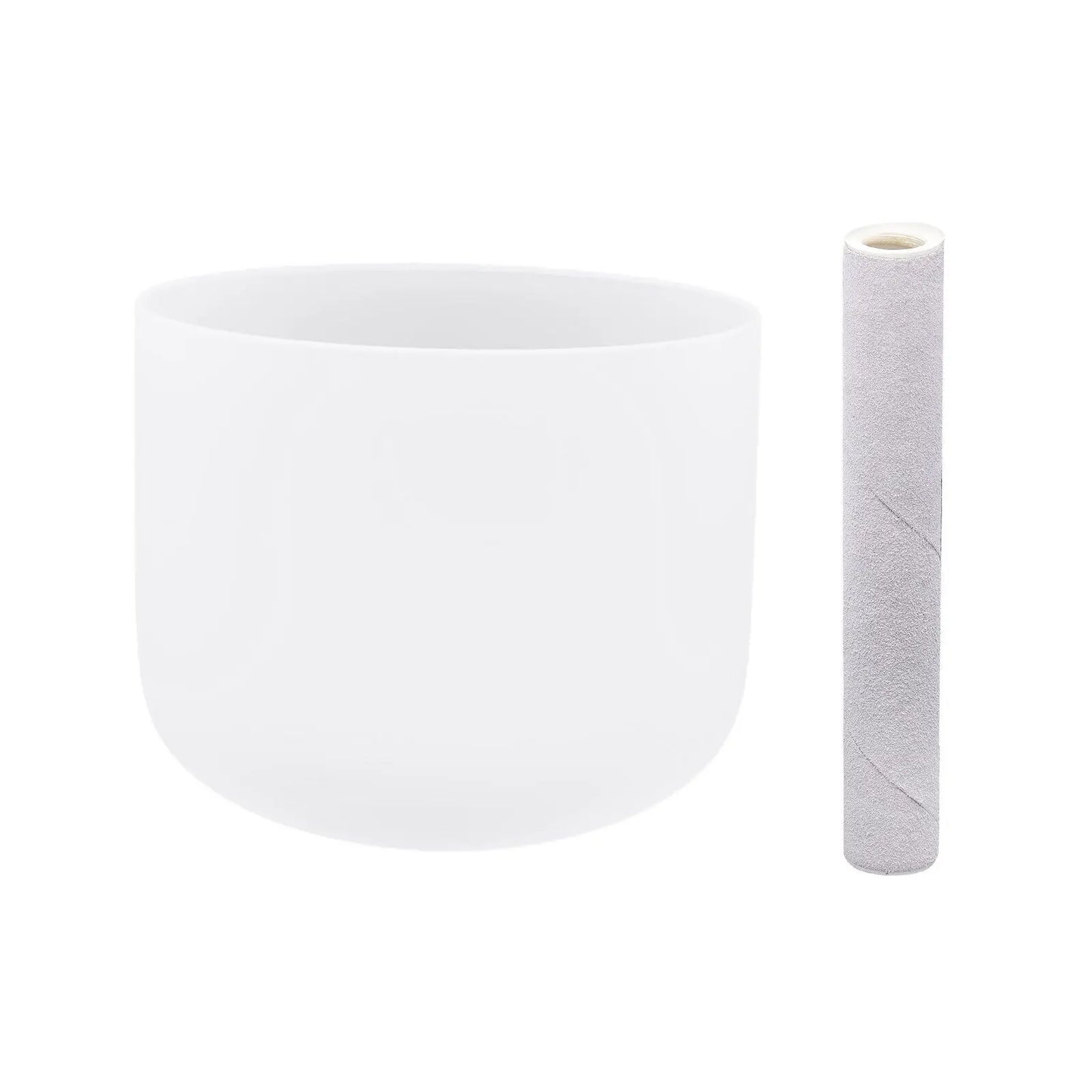 Frosted Quartz Crystal Singing Meditation Bowl With Pure Harmony Tone