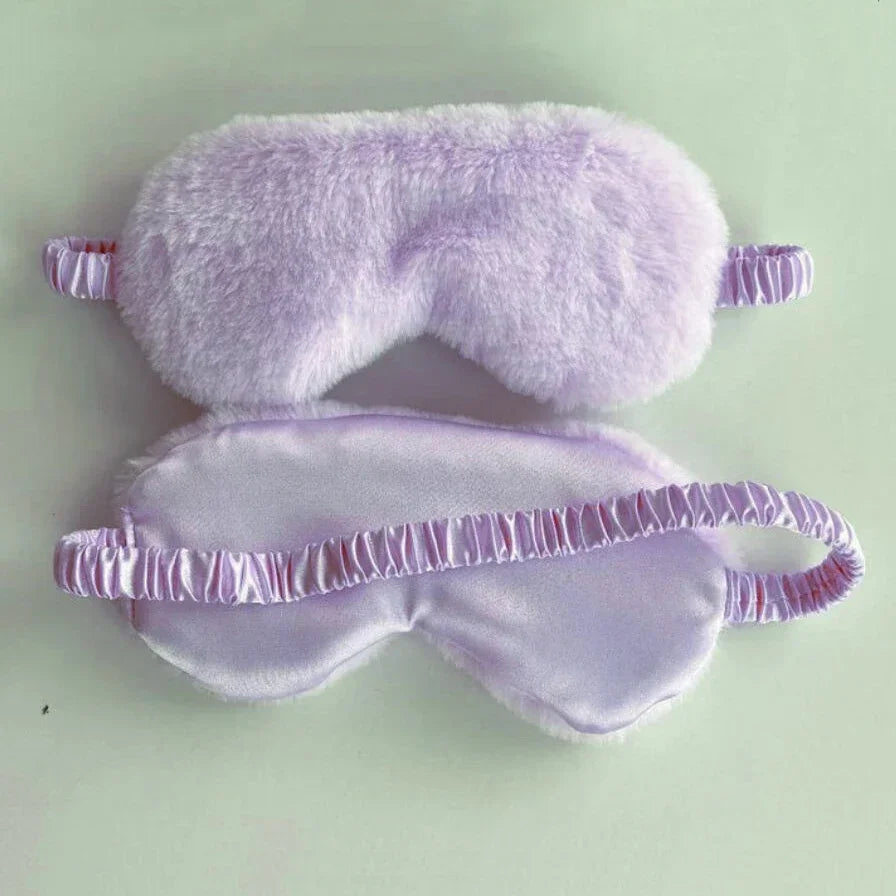 Soft Plush Sleeping Mask Eye Cover For Sleep And Nap