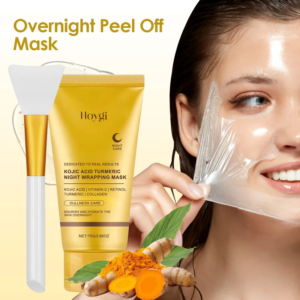 Ms.Dear Kojic Acid Turmeric Overnight Peel Off Brightening Face Mask