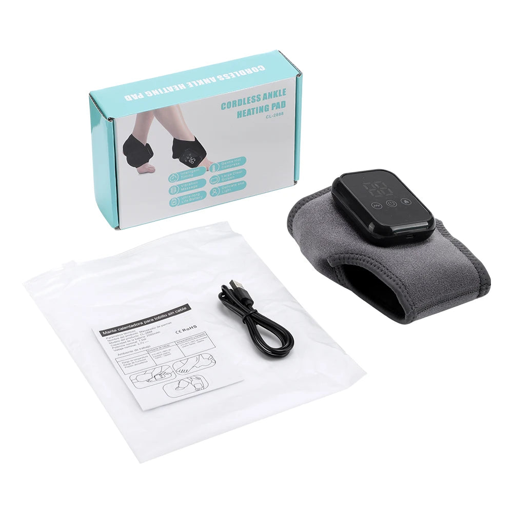 Hailicare Ankle Massager With Heat And Vibration