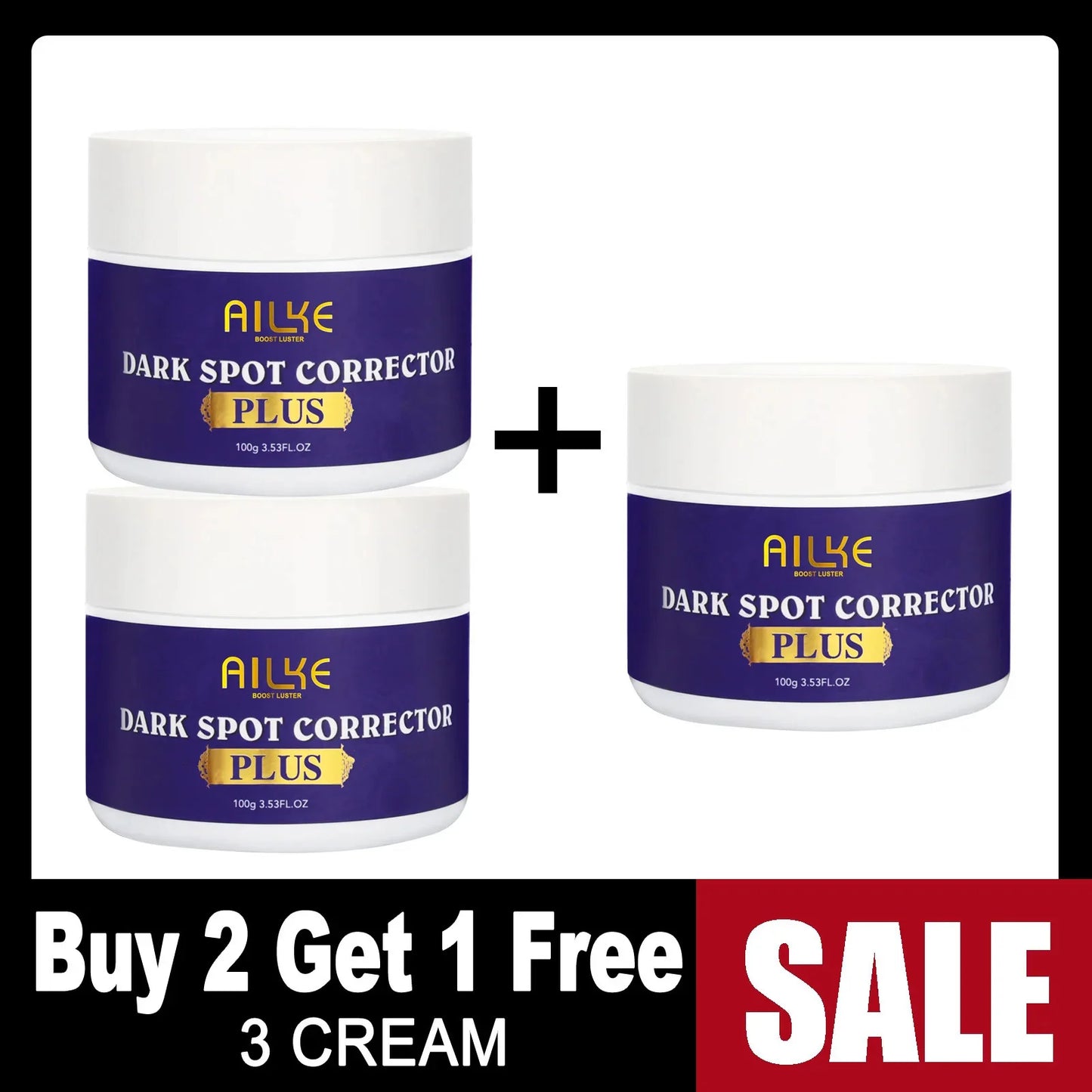 AILKE Glutathione Plus Skin Care Set Advanced Lightening Lotion