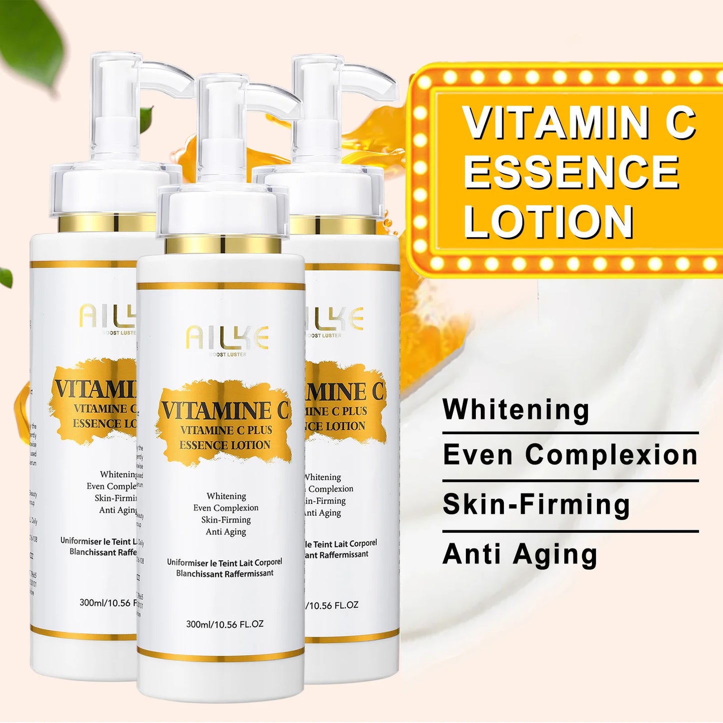 AILKE Vitamin C Set Brightening Skincare Kit For Radiant Complexion