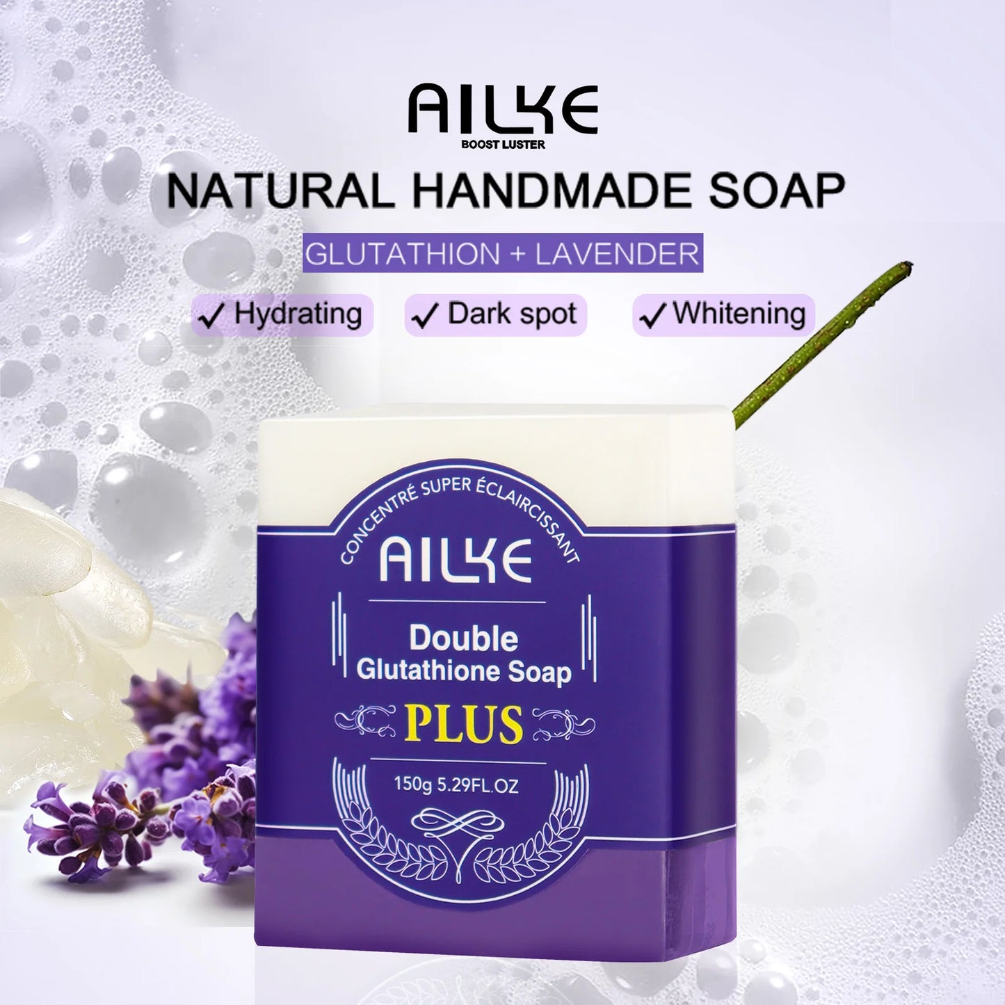 AILKE Double Glutathione Whitening Set For All Skin Types Dark Spots