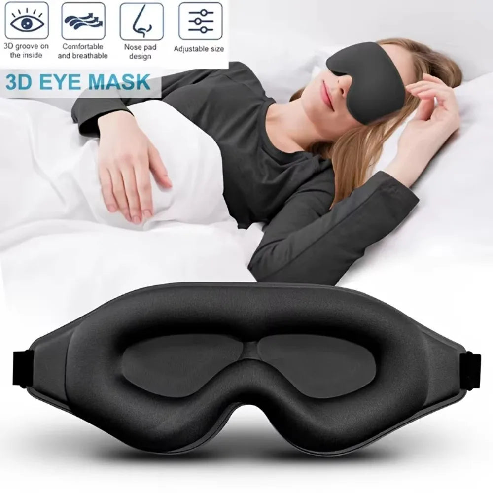 Breathable 3D Memory Foam Sleep Eye Mask For Deep Rest