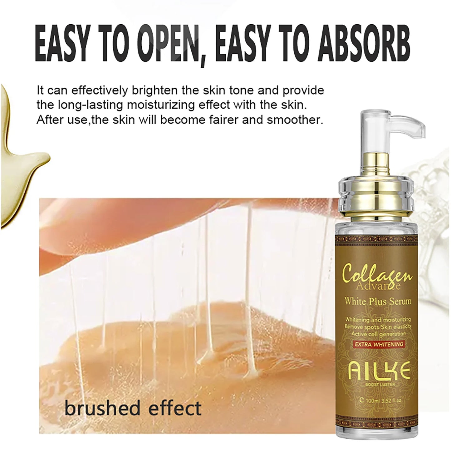 AILKE Skin Whitening Serum for Face and Dark Spots