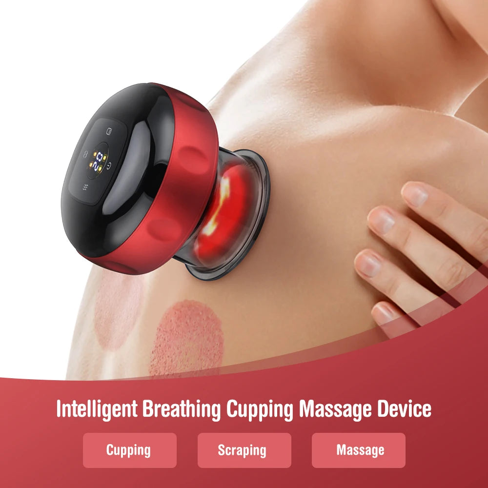 Hailicare Electric Cupping Massager Vacuum Suction Gua Sha Device
