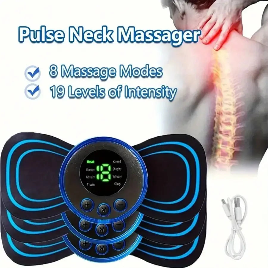 Low Frequency Electric Massager For Neck Back And Muscle Relief
